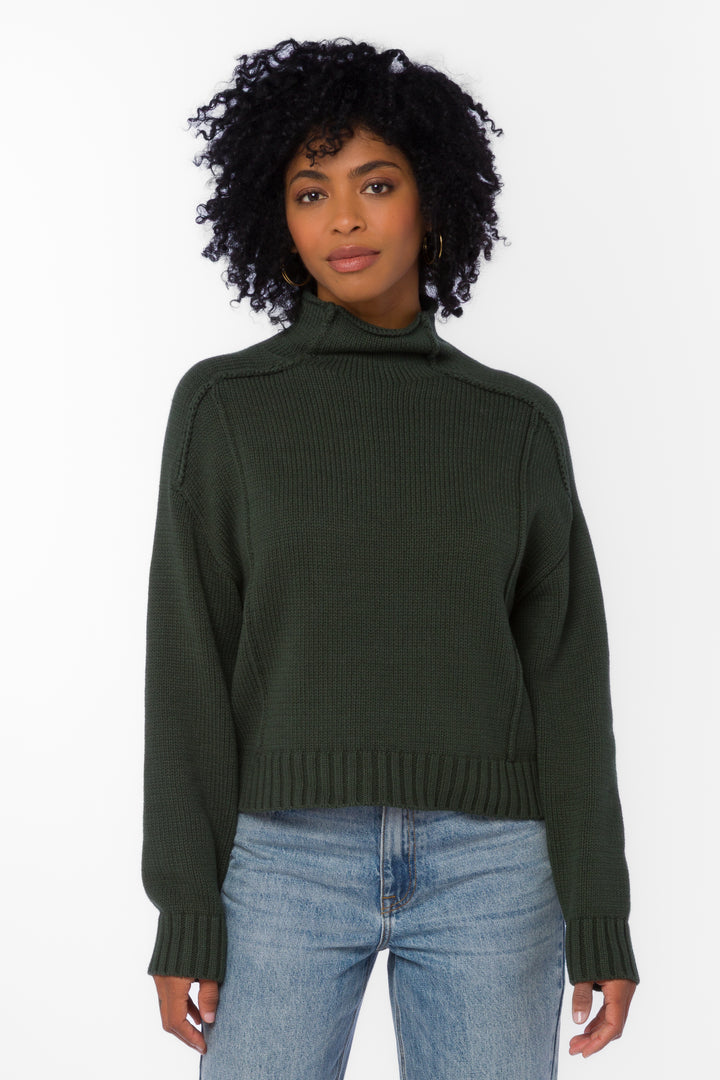 Goodwin Green Jasper Sweater - Sweaters - Velvet Heart Clothing