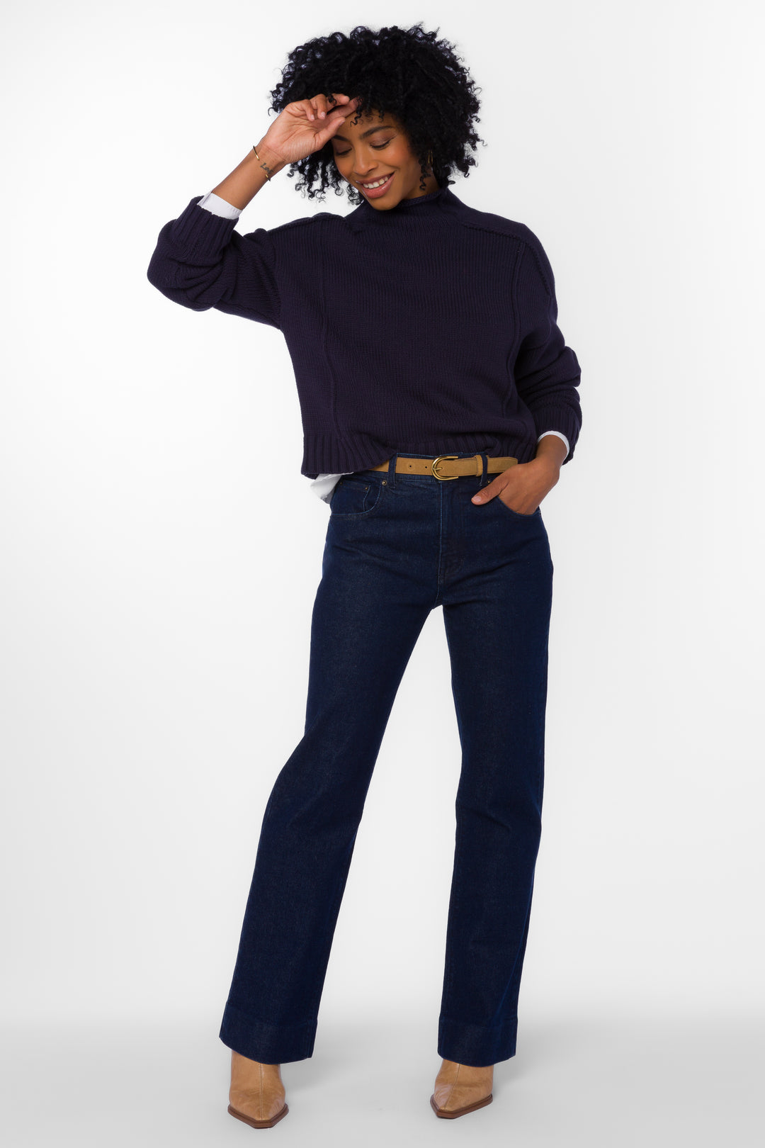 Goodwin Sapphire Sweater - Sweaters - Velvet Heart Clothing