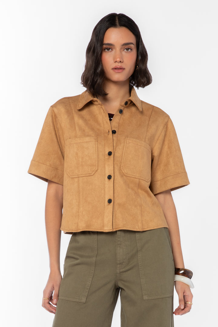 Gracie Camel Shirt