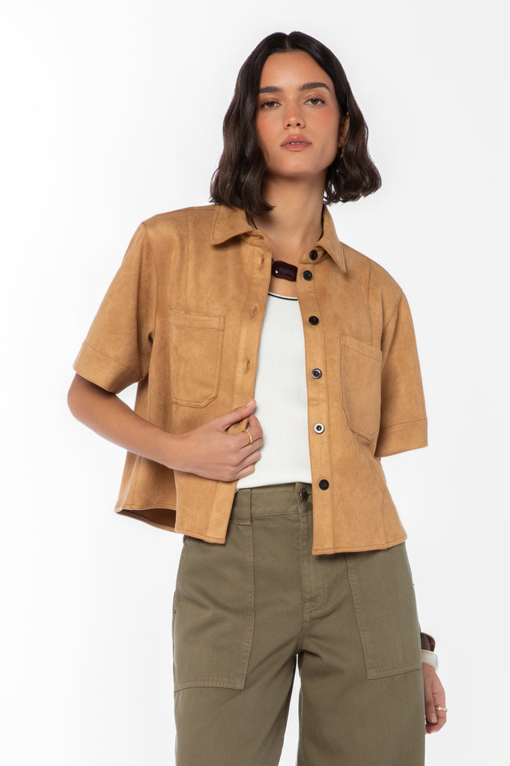 Gracie Camel Shirt