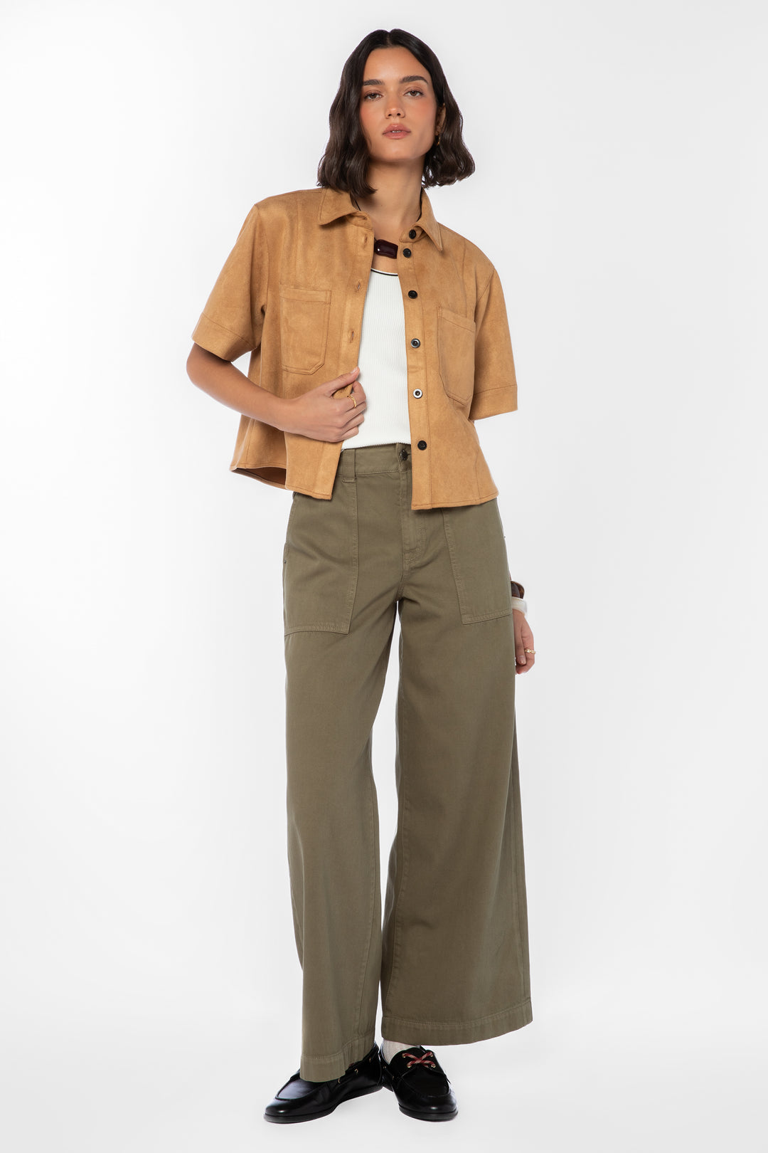 Gracie Camel Shirt