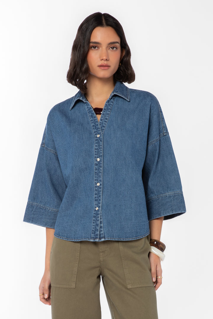 Gracy Blue Shirt