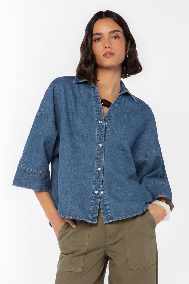 Gracy Blue Shirt