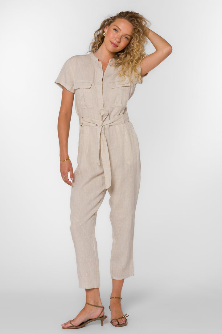 Greyson Ivory Jumpsuit - Jumpsuits & Rompers - Velvet Heart Clothing