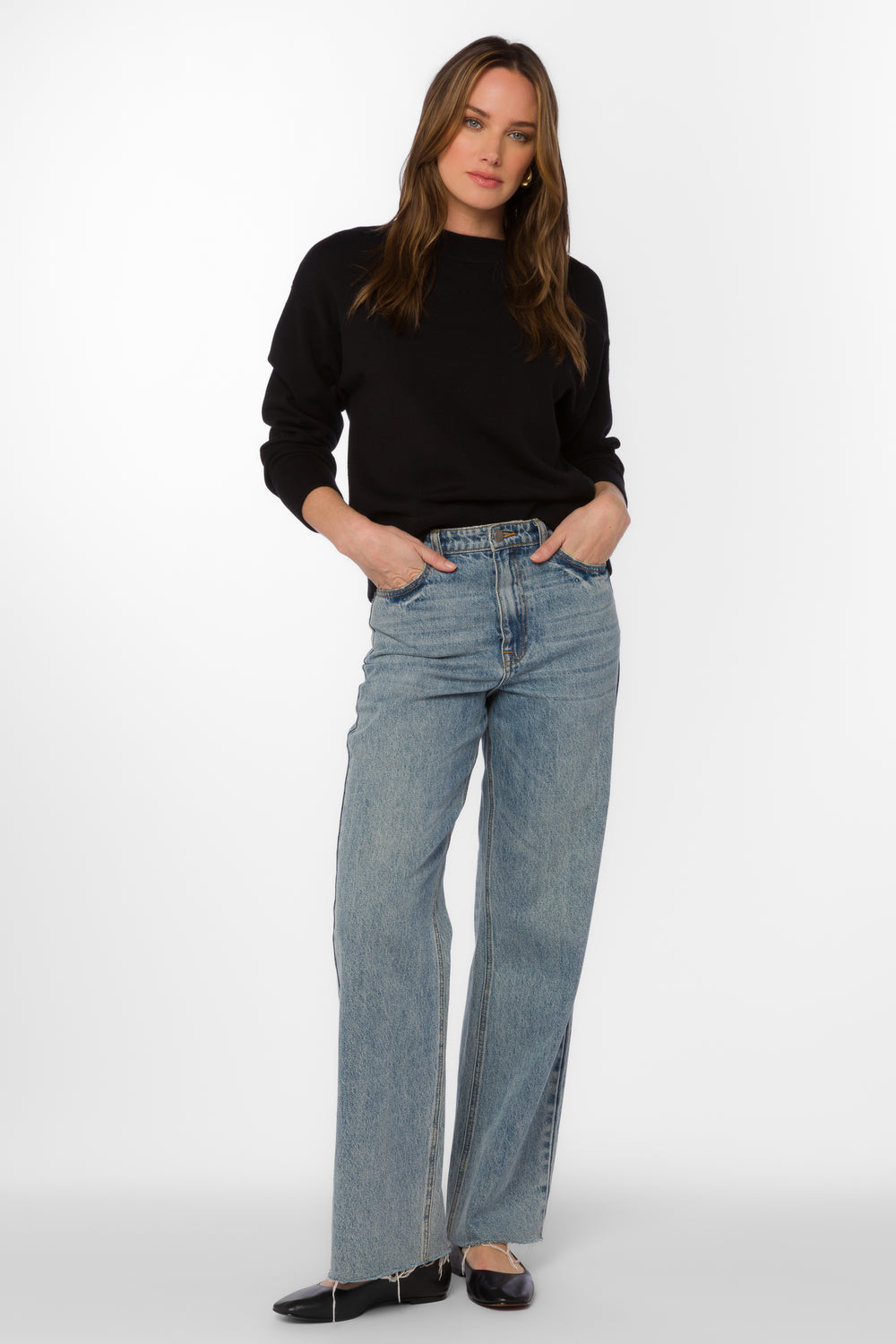 Hamlet Black Sweatshirt - Sweaters - Velvet Heart Clothing