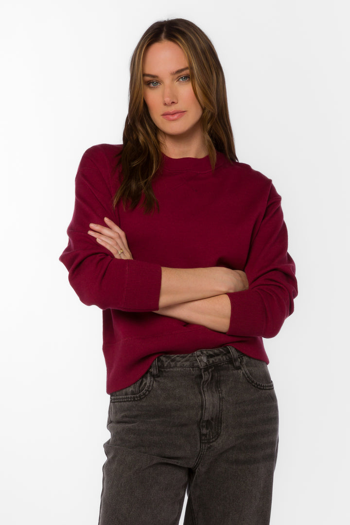 Hamlet Red Sweatshirt - Sweaters - Velvet Heart Clothing