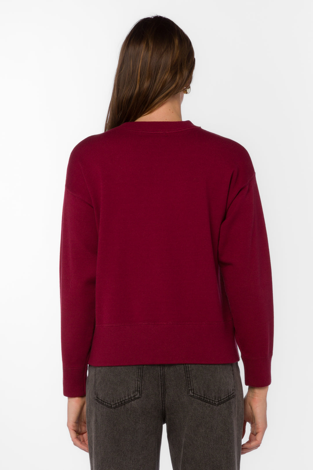 Hamlet Red Sweatshirt - Sweaters - Velvet Heart Clothing