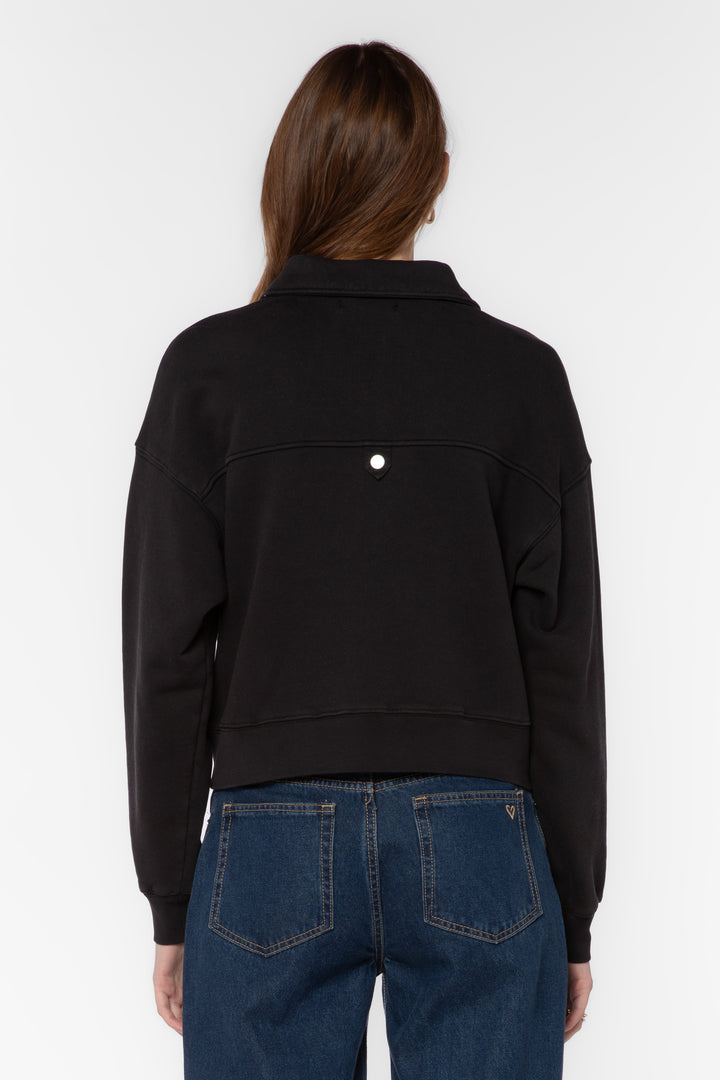 Hancock Black Pullover Sweatshirt