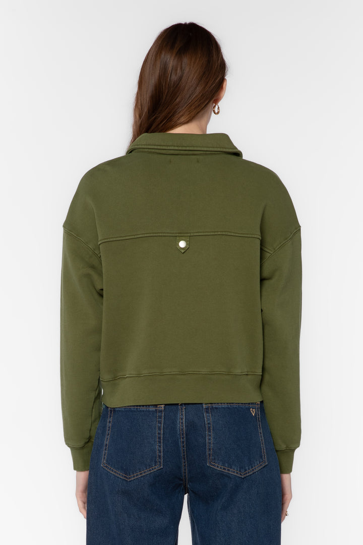 Hancock Olive Pullover Sweatshirt