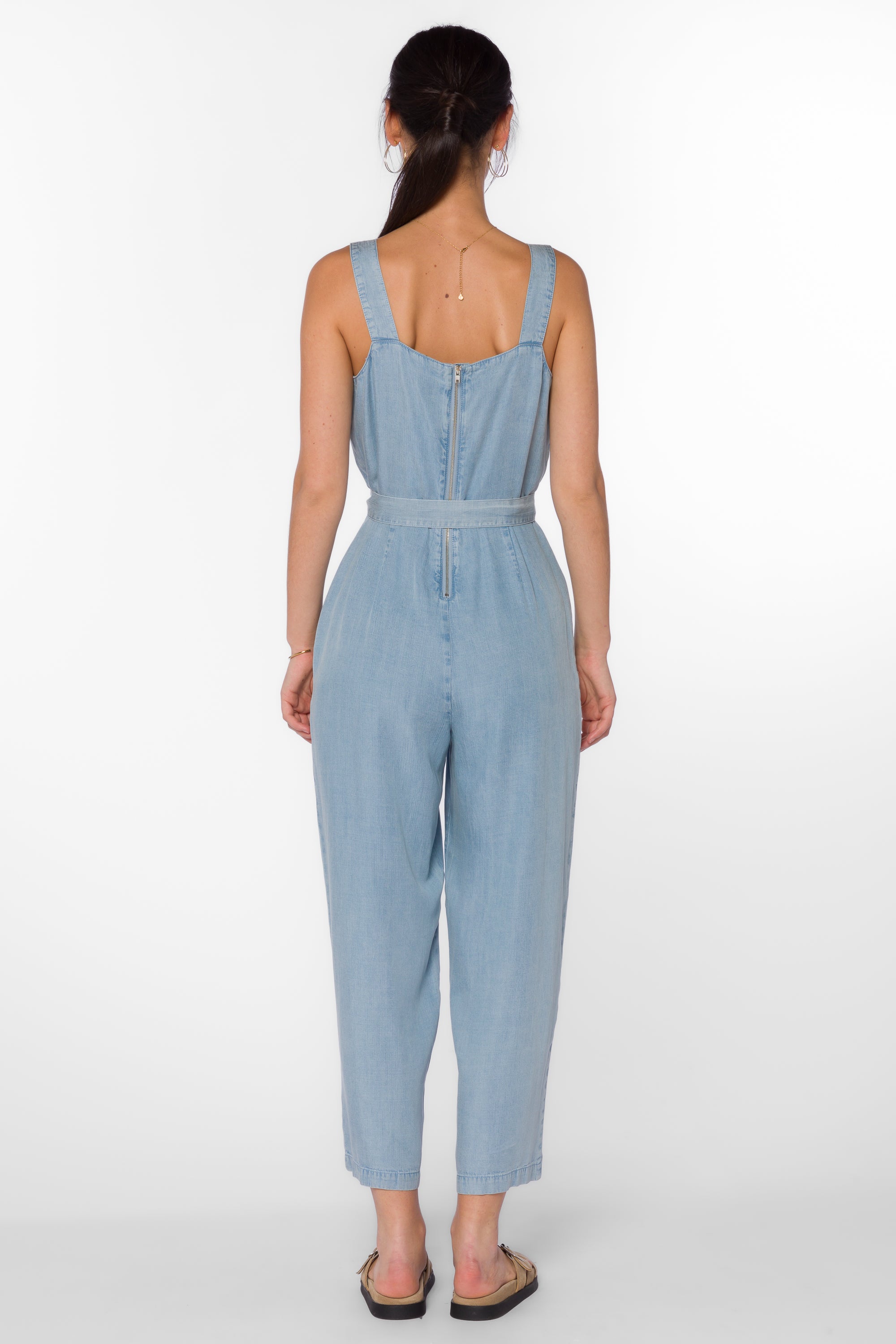 Velvet shops heart denim jumpsuit