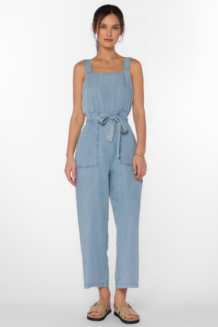 Harlee Classic Indigo Jumpsuit - Jumpsuits & Rompers - Velvet Heart Clothing