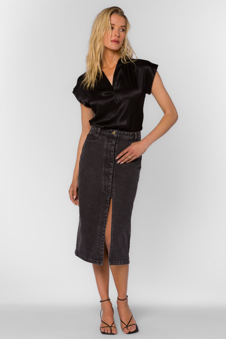 Huxley Black Top - Tops - Velvet Heart Clothing