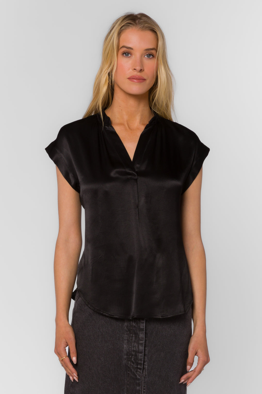 Huxley Black Top - Tops - Velvet Heart Clothing