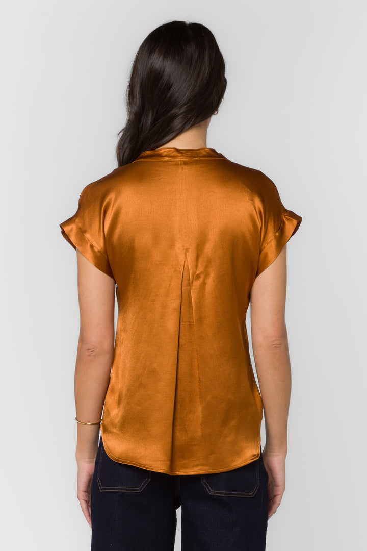 Huxley Toasted Cinnamon Top - Tops - Velvet Heart Clothing