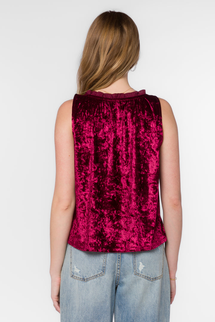 Jaylah Cabernet Top - Tops - Velvet Heart Clothing