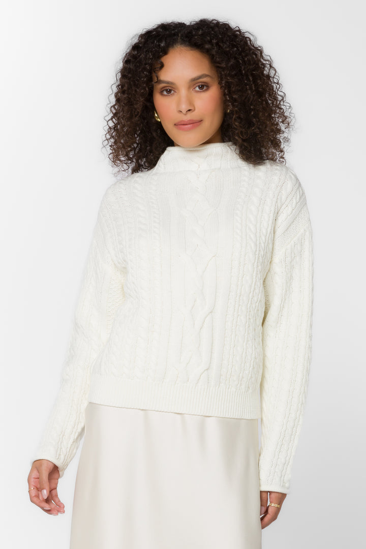 Jennevie White Sweater