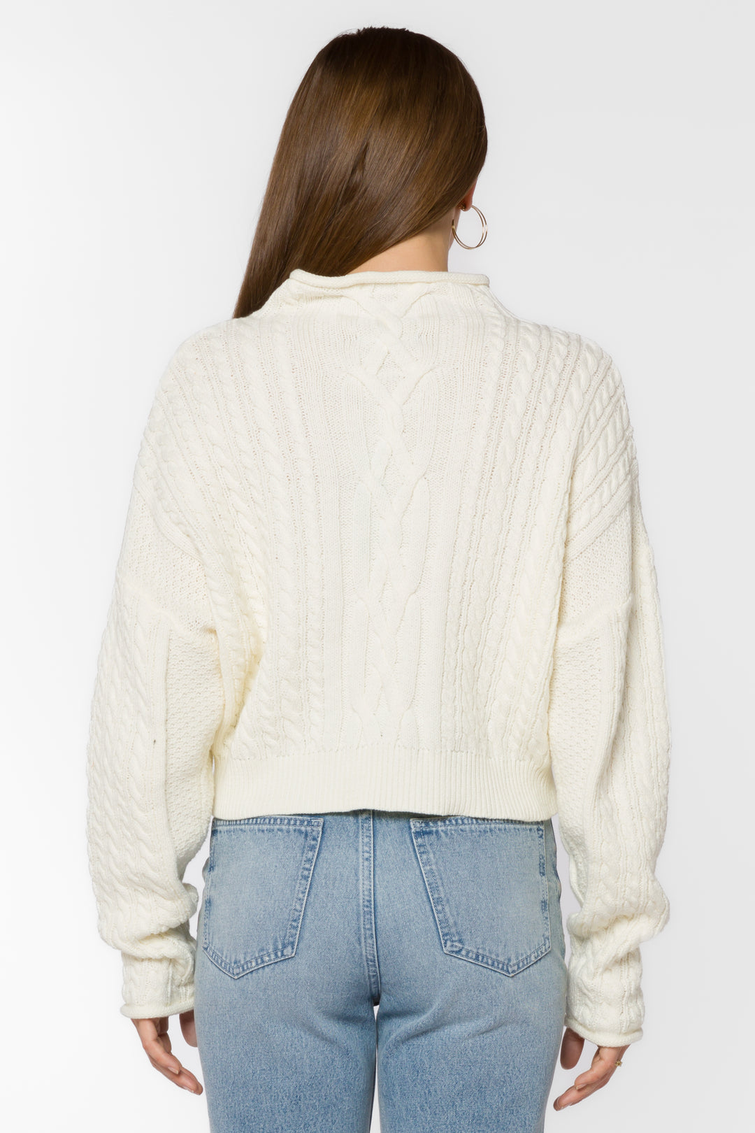 Jennevie White Sweater - Sweaters - Velvet Heart Clothing