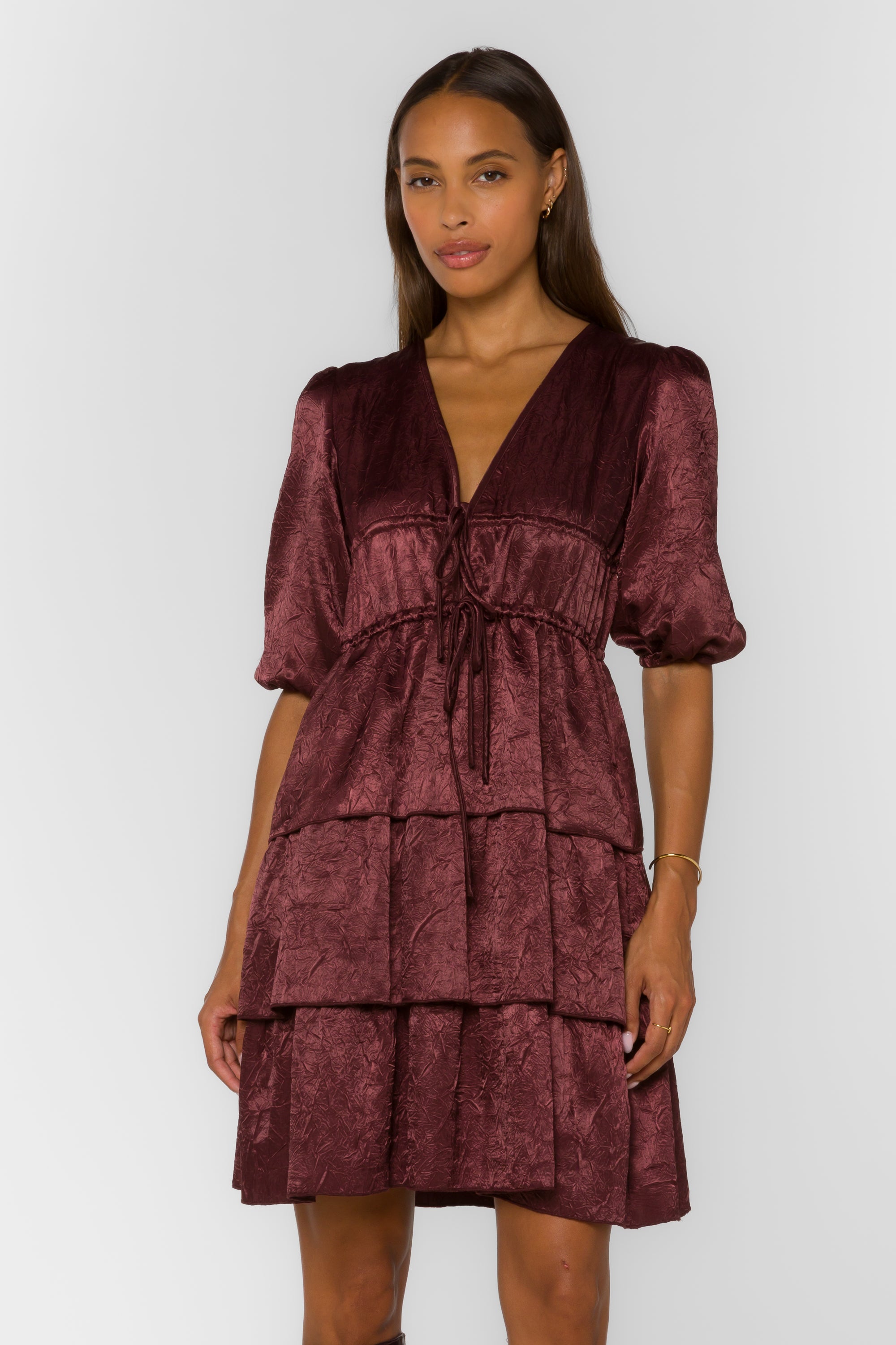 Jessa Purple Dress - Dresses - Velvet Heart Clothing