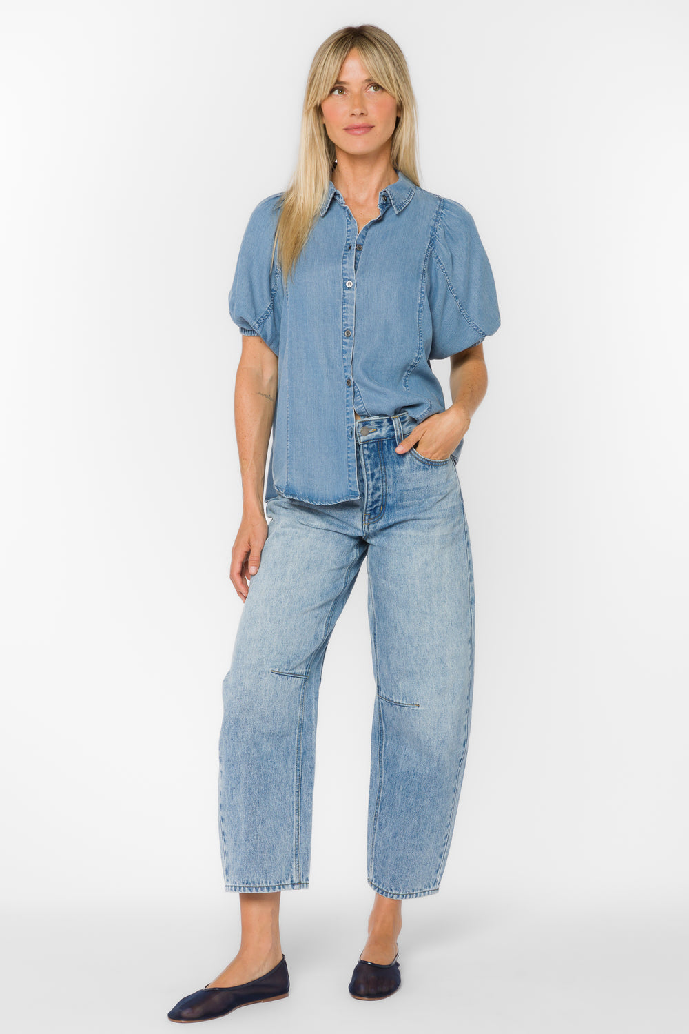 Jillian Mill Valley Blouse - Tops - Velvet Heart Clothing