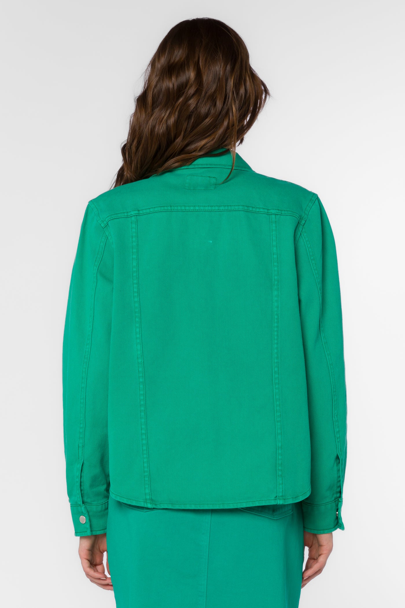 Jodie Bright Green Shacket - Jackets & Outerwear - Velvet Heart Clothing