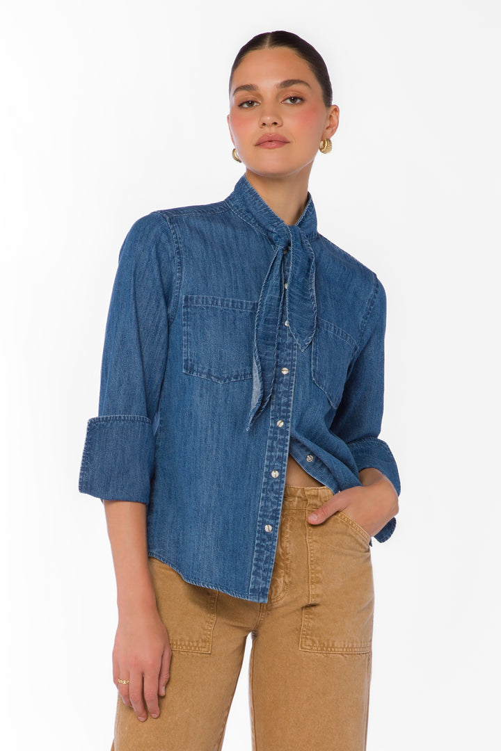 Joline Blue Shirt