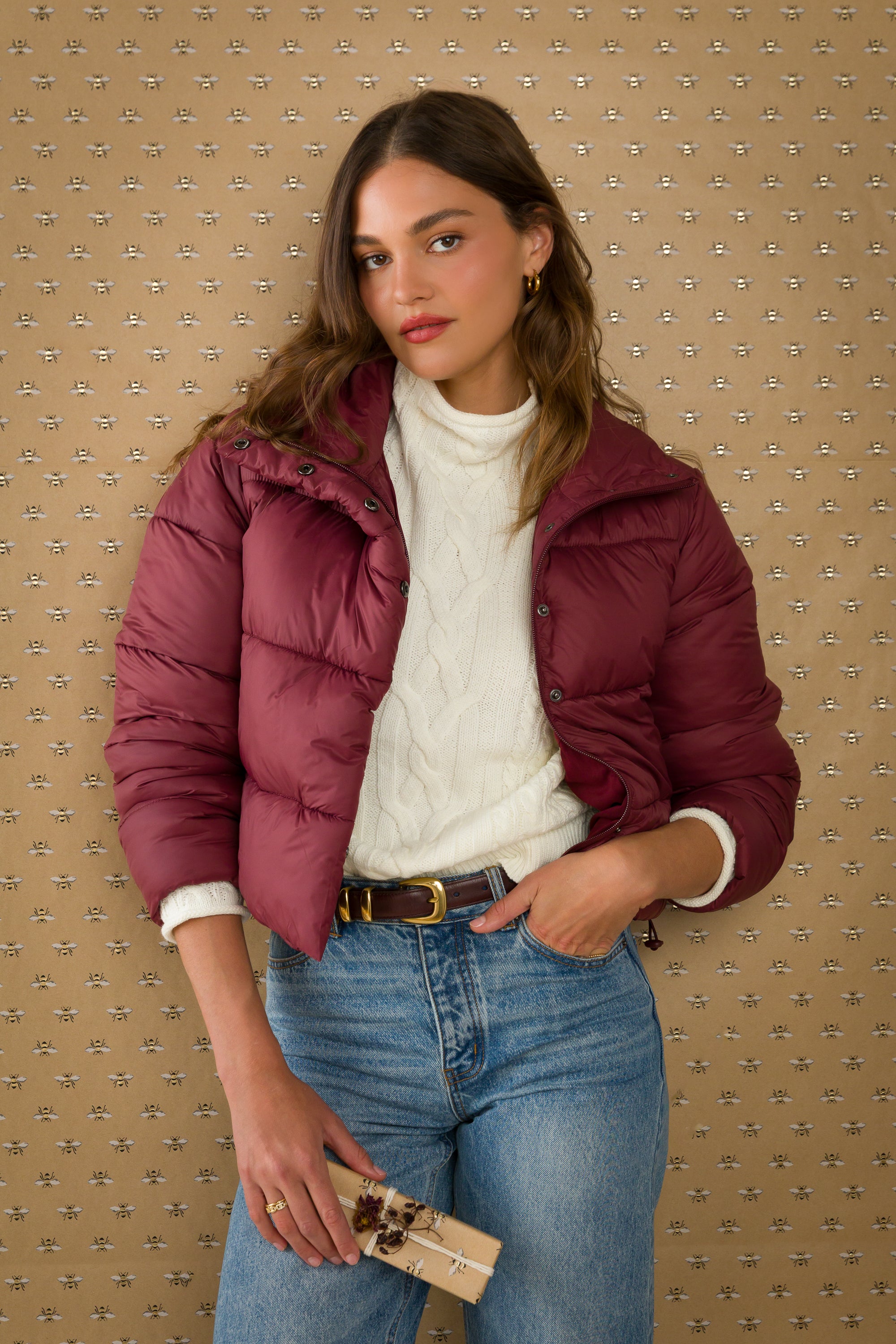 Jonas Burgundy Jacket