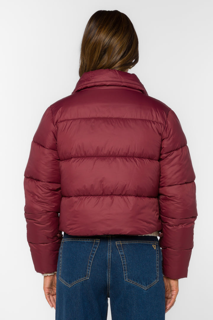 Jonas Burgundy Jacket - Jackets & Outerwear - Velvet Heart Clothing
