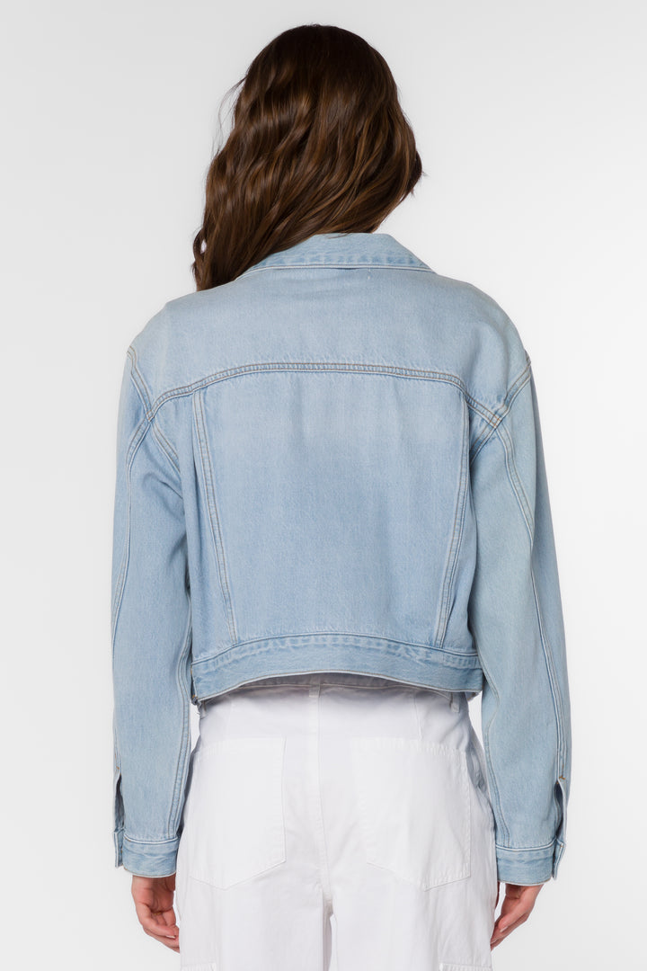 Jones Blue Denim Jacket - Jackets & Outerwear - Velvet Heart Clothing