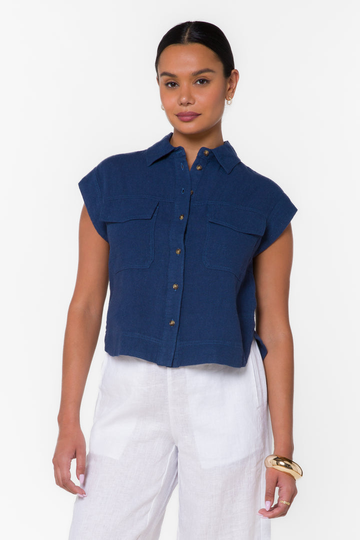 Jordan Navy Shirt