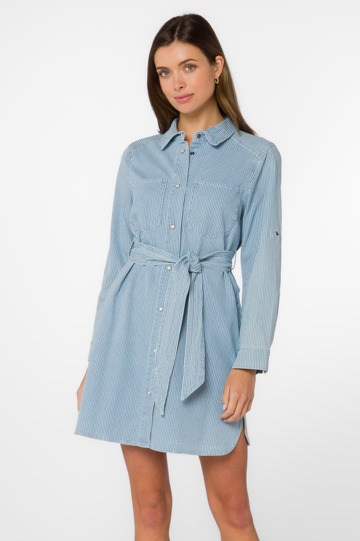Joylynn Blue Rivera Stripe Dress