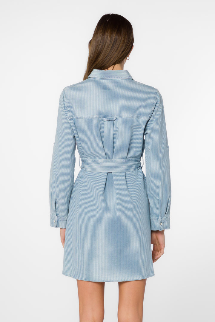 Joylynn Blue Rivera Stripe Dress