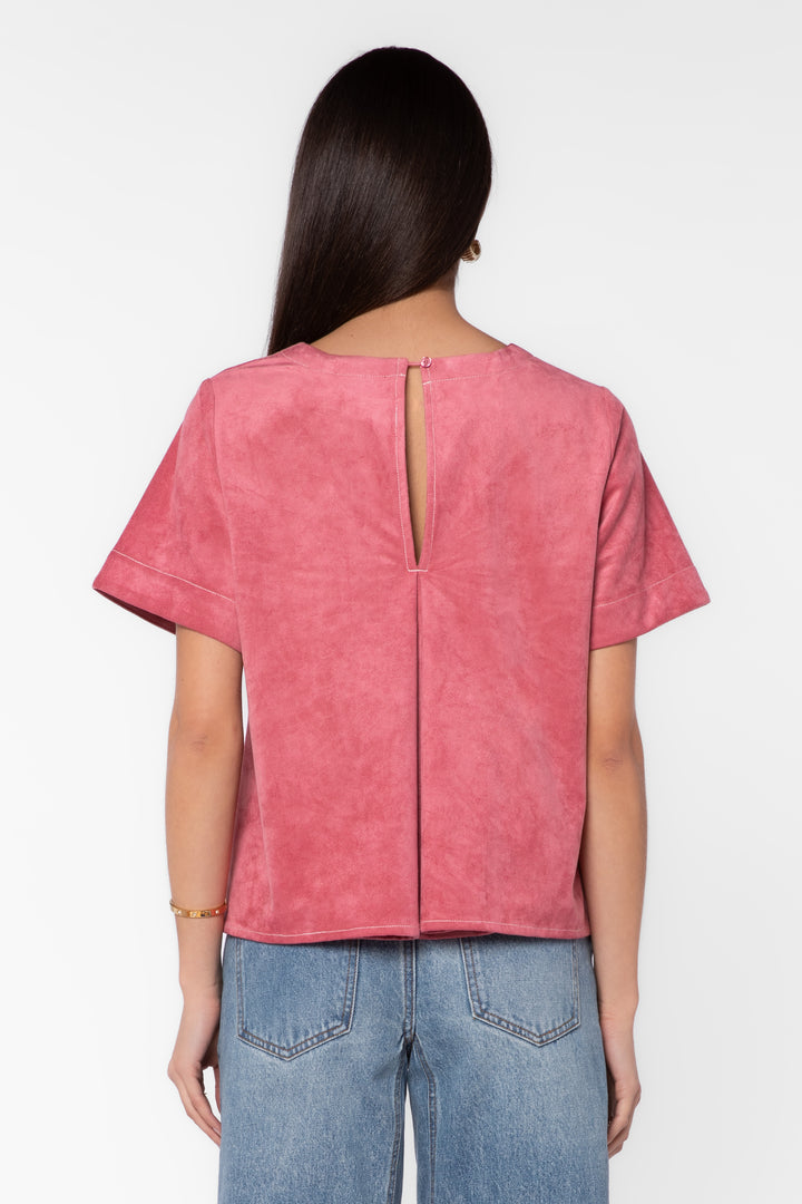 Juliette Berry Suede Shirt