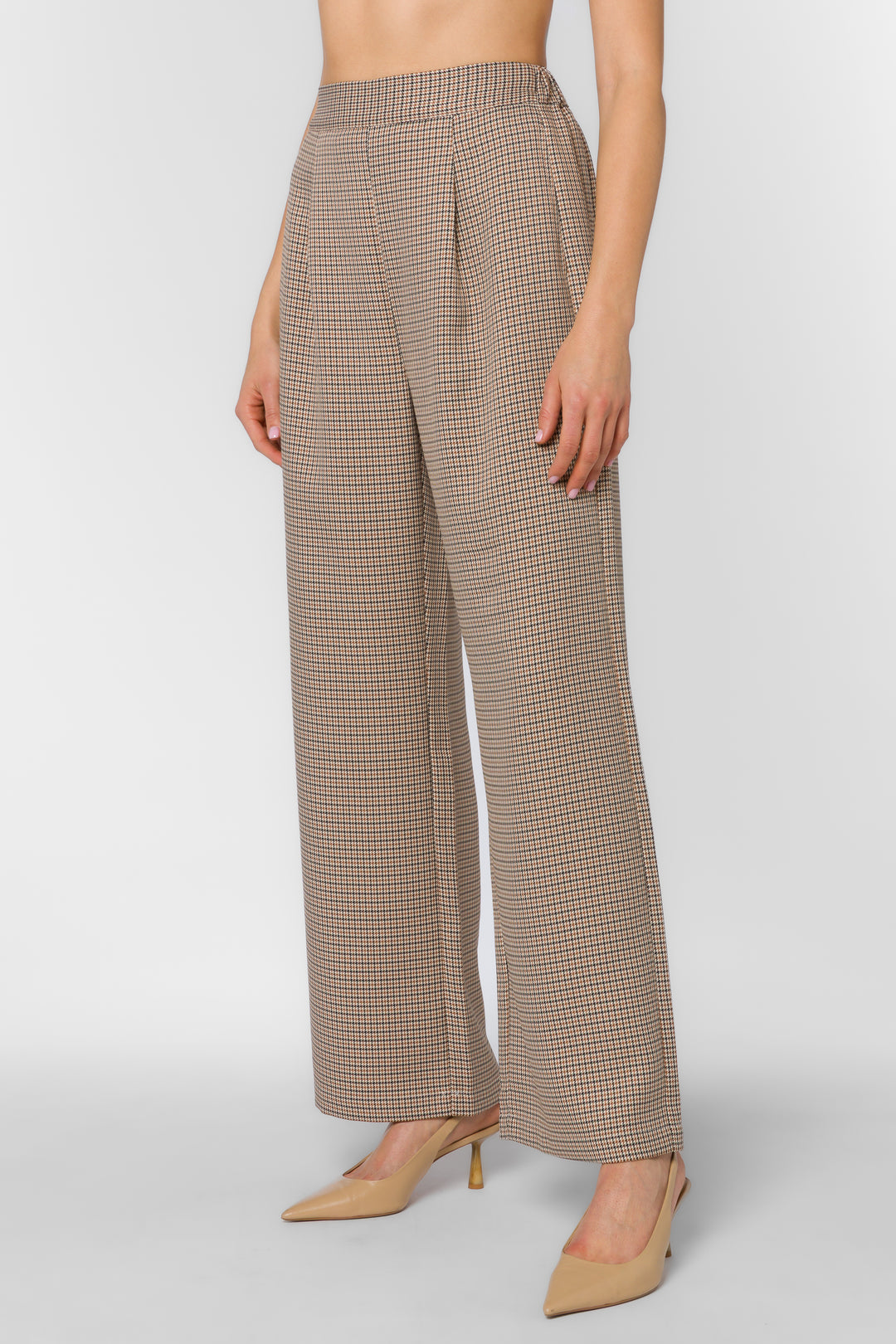 Jupiter Jazzy Houndstooth Pants - Pants - Velvet Heart Clothing
