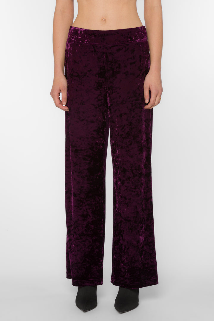 Kaelin Plum Pants - Pants - Velvet Heart Clothing
