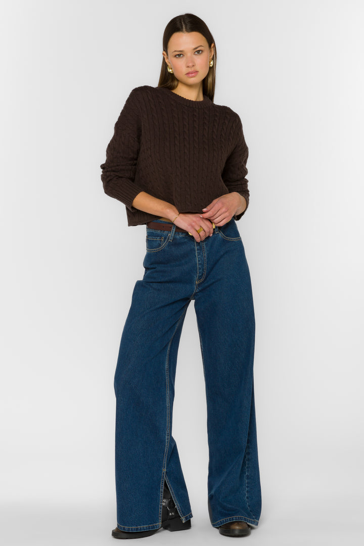 Kalliope Walnut Timber Sweater - Sweaters - Velvet Heart Clothing