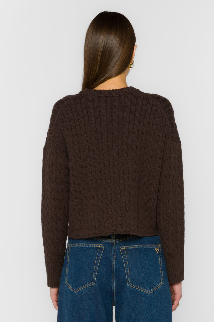 Kalliope Walnut Timber Sweater - Sweaters - Velvet Heart Clothing