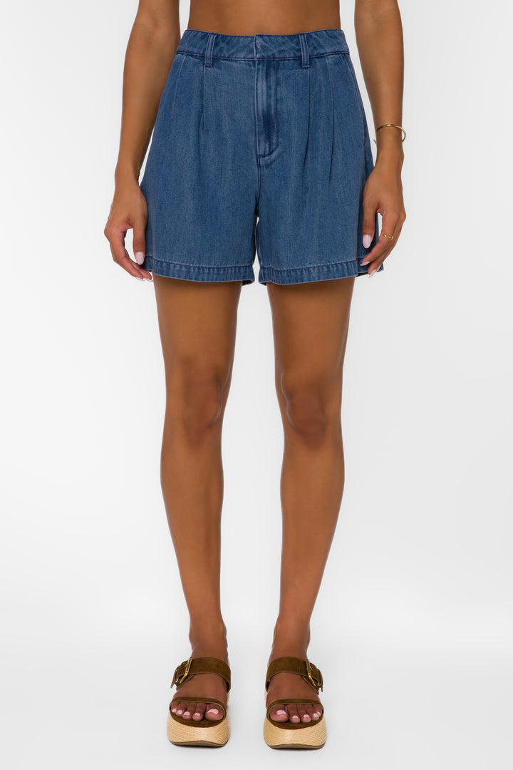 Katya Indigo Shorts - Shorts - Velvet Heart Clothing