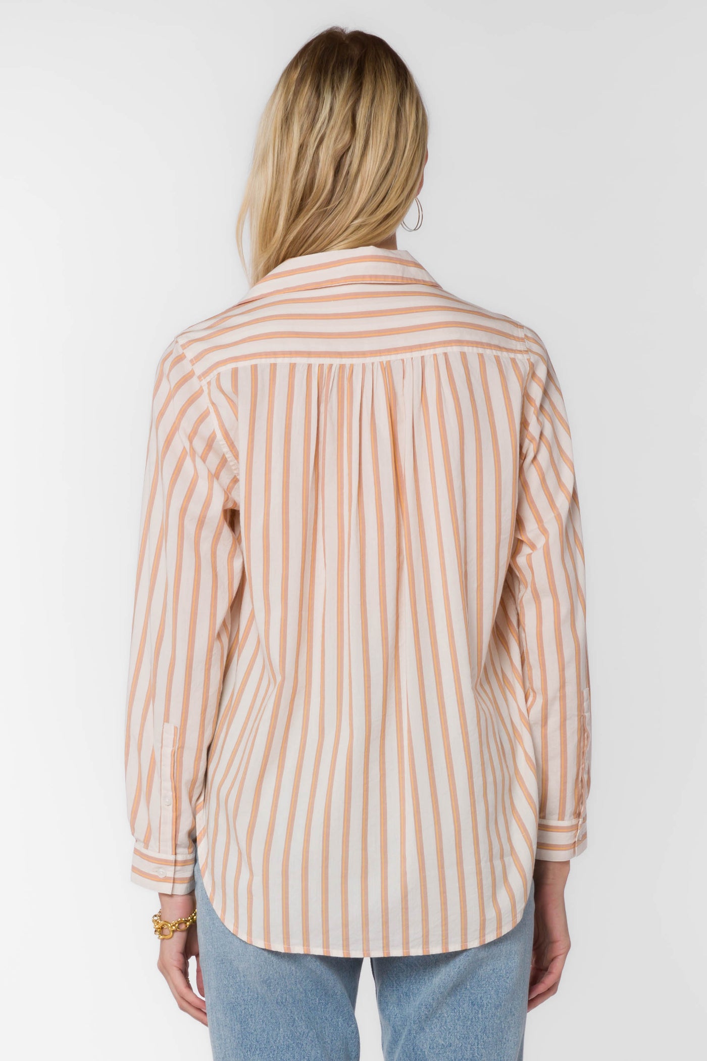 Kenzie Desert Stripe Blouse - Tops - Velvet Heart Clothing