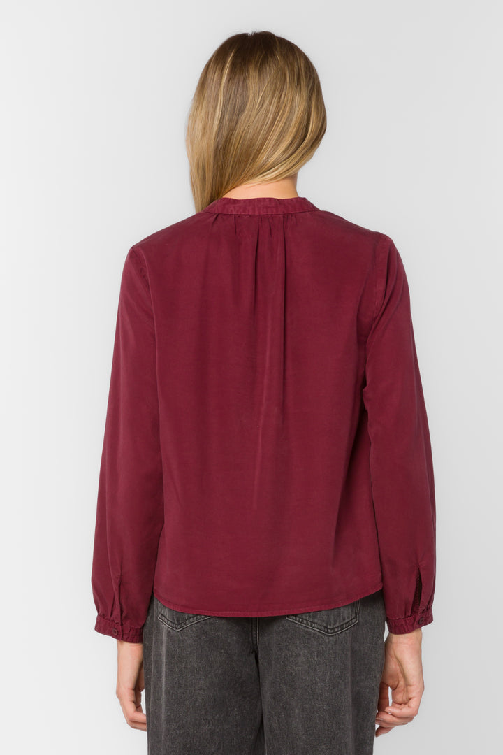 Kevin Bordeaux Top - Tops - Velvet Heart Clothing