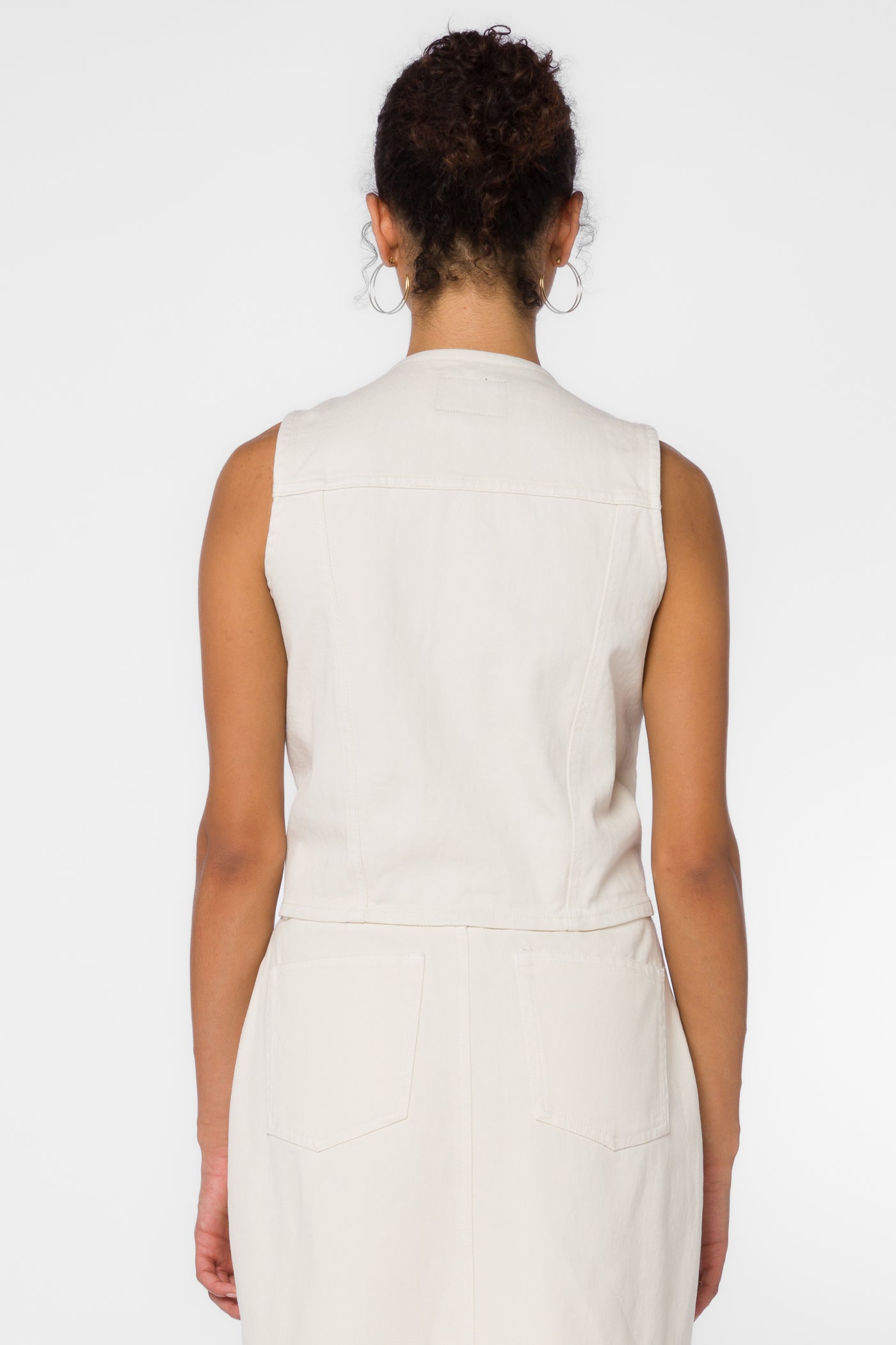 Kiana Ivory Vest - Jackets & Outerwear - Velvet Heart Clothing
