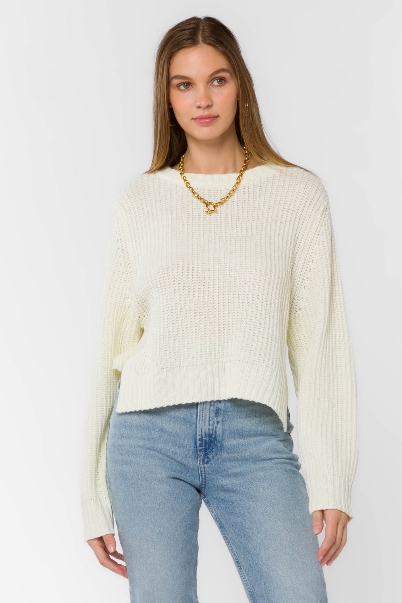 Korina Ivory Sweater - Sweaters - Velvet Heart Clothing