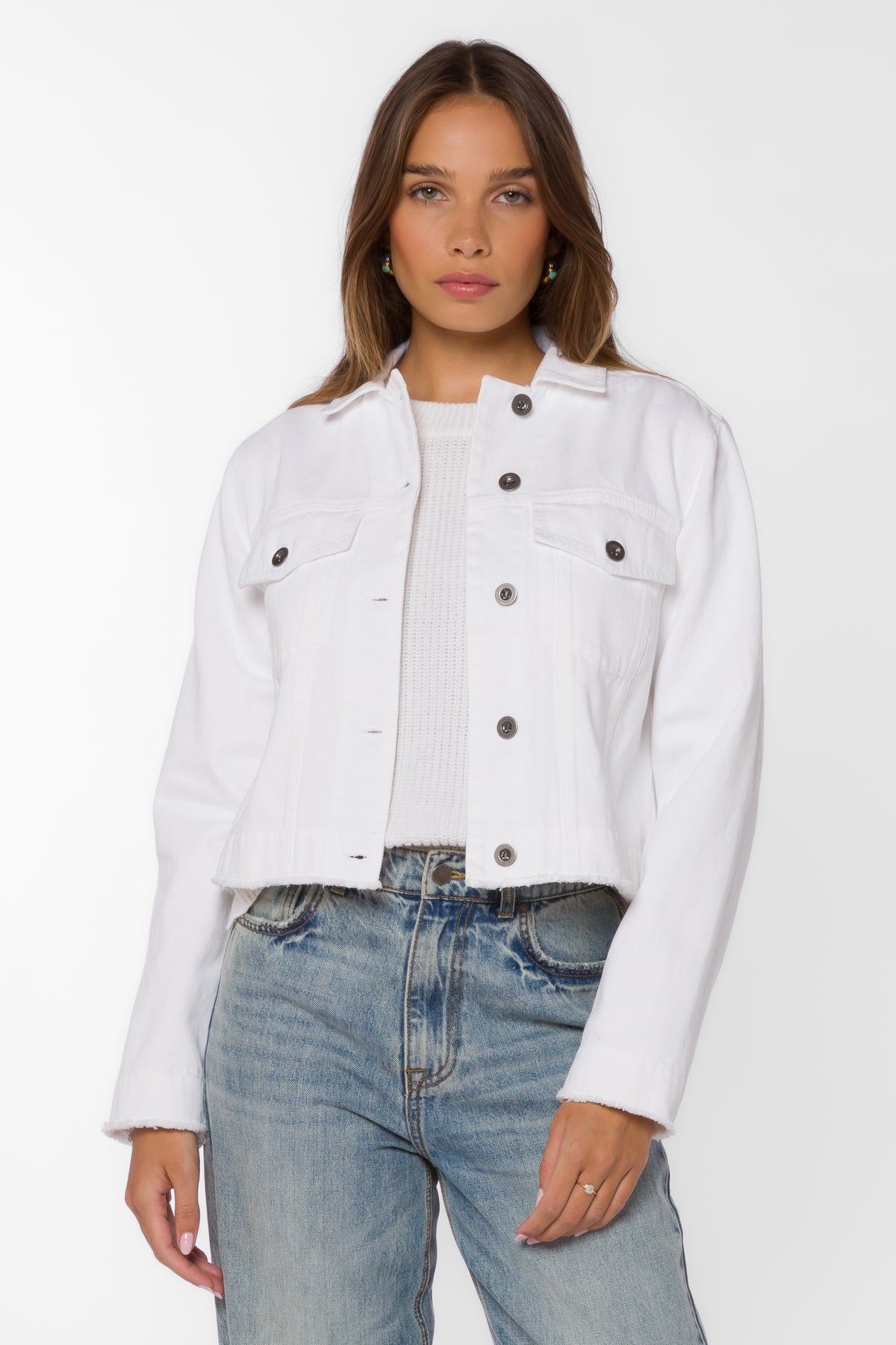 Larue Optic White Jacket Velvet Heart Clothing