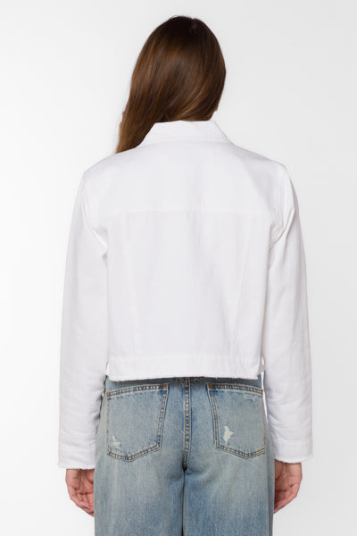 Larue Optic White Jacket - Jackets & Outerwear - Velvet Heart Clothing
