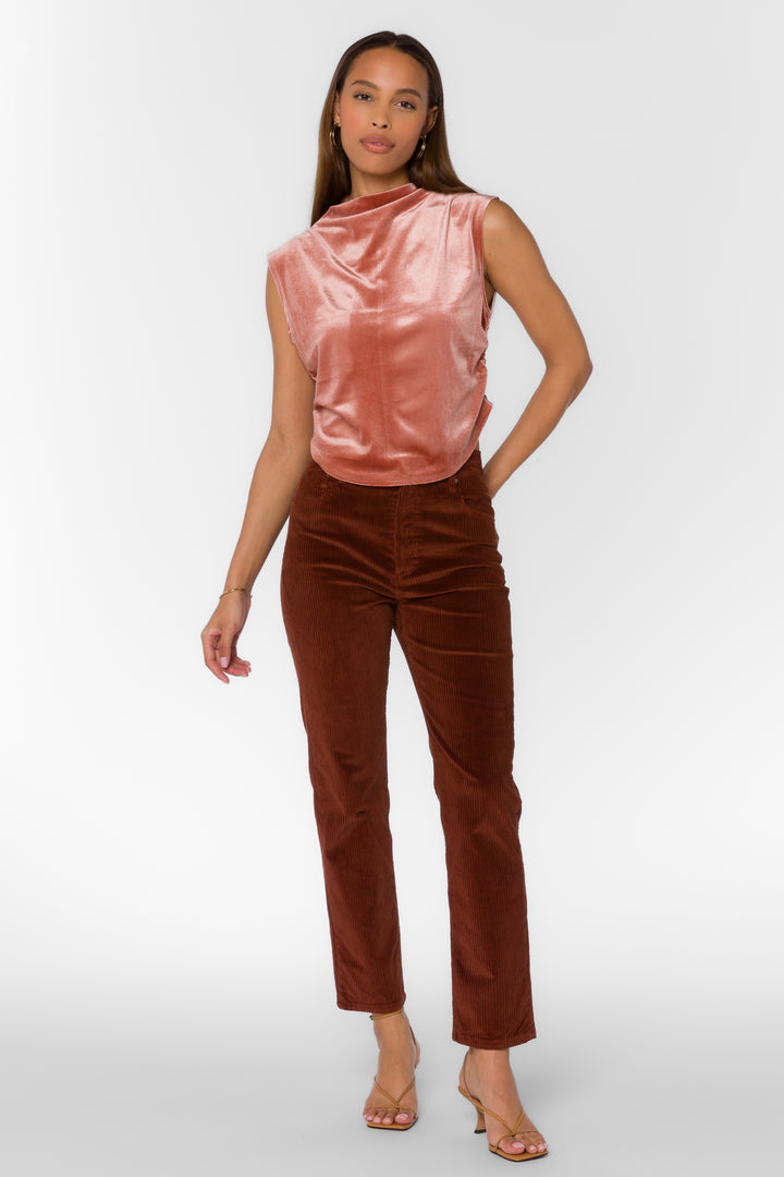 Lavali Ash Mauve Top - Tops - Velvet Heart Clothing