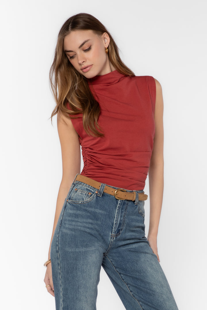 Lavali Brick Red Top