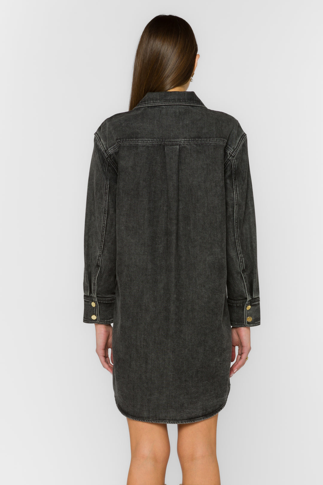 Leena Faded Black Dress - Dresses - Velvet Heart Clothing