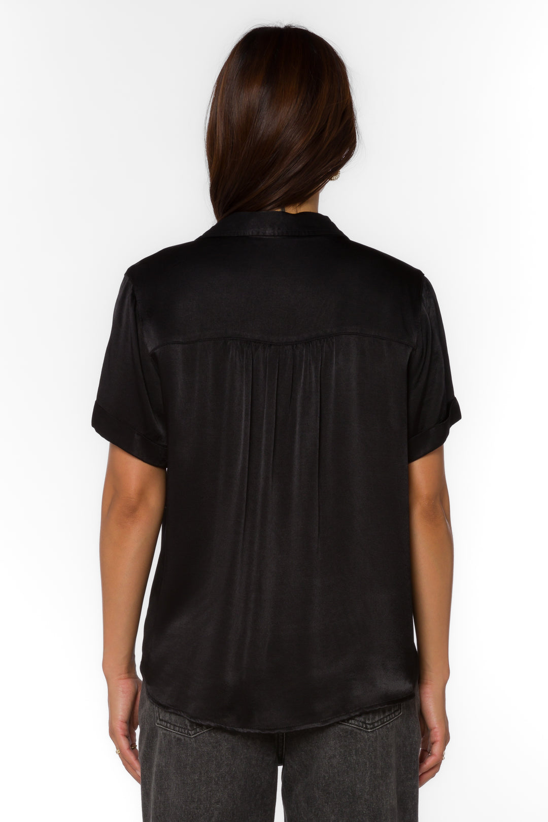 Lena Black Blouse - Tops - Velvet Heart Clothing