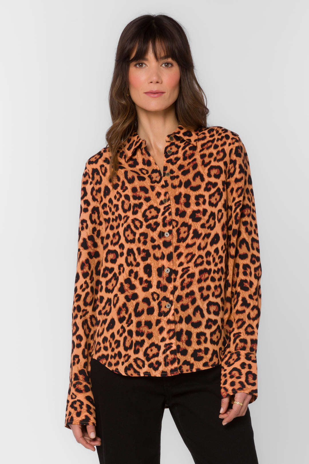 Leona Leopard Shirt - Tops - Velvet Heart Clothing