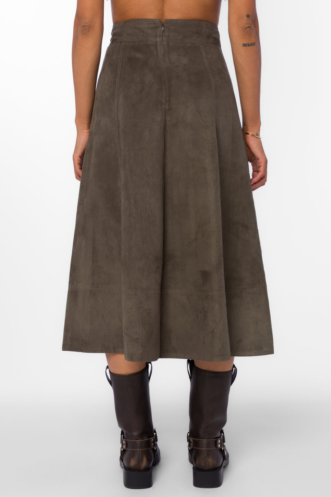 Lettie Olive Skirt - Bottoms - Velvet Heart Clothing