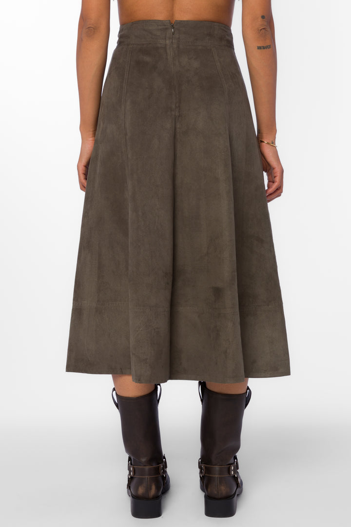 Lettie Olive Skirt - Bottoms - Velvet Heart Clothing